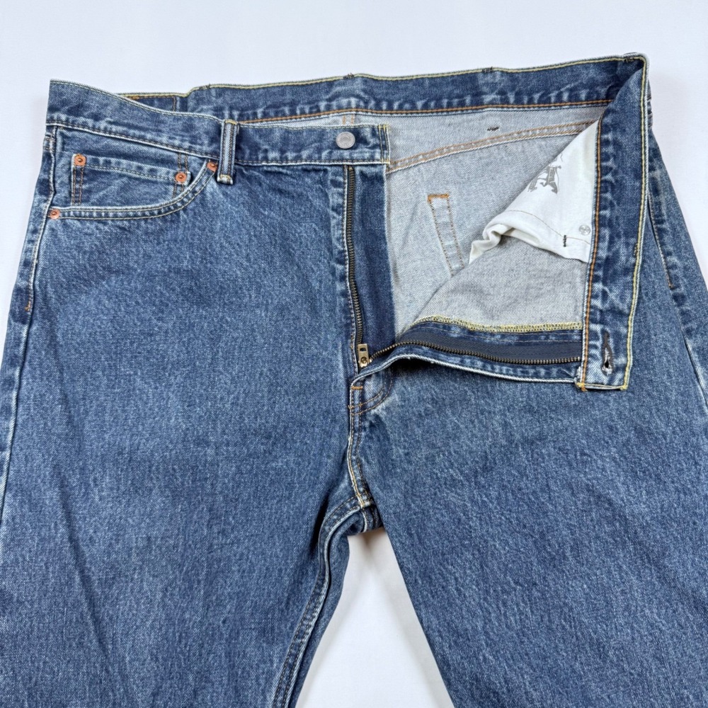 Levi's 550 Relaxed Fit Jeans Mens 42x29 Denim Blue Jeans